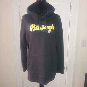 Fanatics: Women's MLB 'Pittsburgh' Black Fleece Hoodie - Size XL